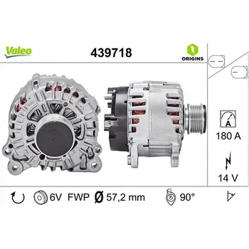 Alternátor Generátor VALEO 439718