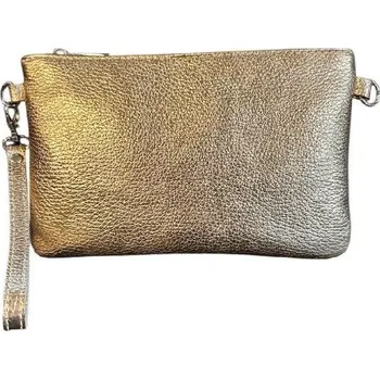 Vera Pelle kožená malá crossbody bronzová 1735 bronzo