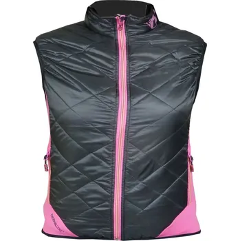 Cyklistická vesta HAVEN Cyklistická vesta - THERMAL - černá/růžová S