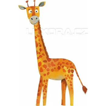 Nášivka Nažehlovačka Žirafa - 4 x 6 cm