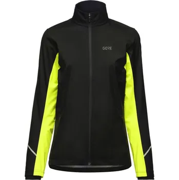 Cyklistická bunda GORE Cyklistická větruodolná bunda - R3 PARTIAL GTX - černá/žlutá