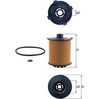 Olejový filtr Olejový filtr MAHLE OX 1357D