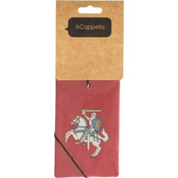 Vůně do auta ACAPPELLA PŘÍVĚSEK VŮNĚ DO AUTO VYTIS ČERVENÝ