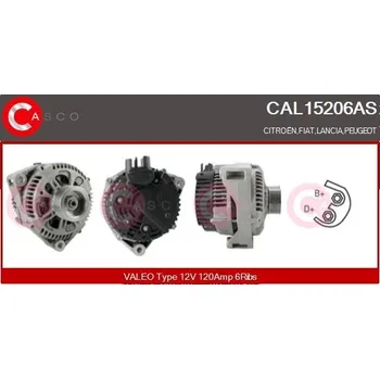 Alternátor Generátor CASCO CAL15206AS