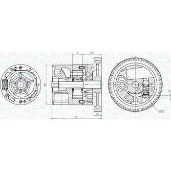 Olejové čerpadlo Olejové čerpadlo MAGNETI MARELLI 351516000040
