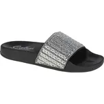 Dámské šlapky (plážová obuv) SKECHERS-Pops Up New Spark W black/silver Černá 40