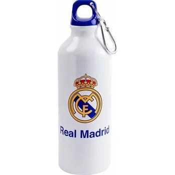 Láhev Real Madrid FC Láhev Real Madrid FC, bílá, hliník, 500 ml