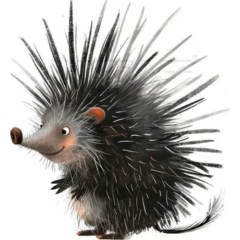 Nášivka Nažehlovačka Ježek - 5 x 6 cm