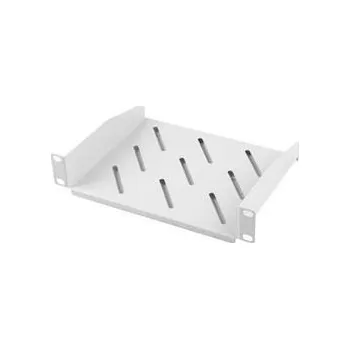 Rozvaděč LANBERG 10" PEVNÁ POLICE 1U/254X180MM MAX. NOSNOST DO 20 KG ŠEDÁ AK-1012-S