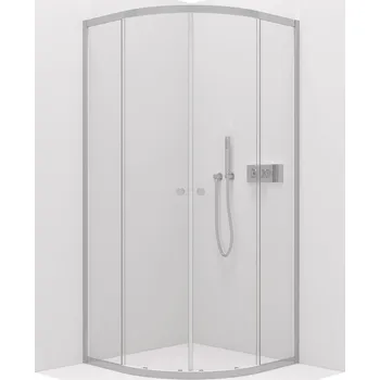 CERANO - Sprchový kout Orso L/P - rohový - chrom, transparentní sklo - 100x100 cm - posuvný