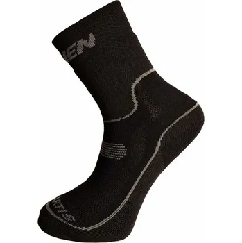 HAVEN Cyklistické ponožky klasické - POLARTIS - černá
