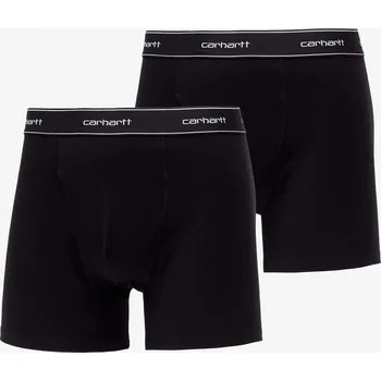 Trenýrky Trenky Carhartt WIP Cotton Trunks 2-Pack Black/ Black XS