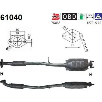 Katalyzátor Katalyzátor AS 61040