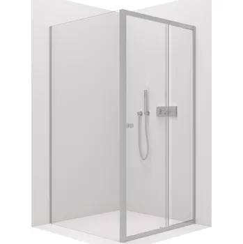 CERANO Sprchový kout Varone L/P chrom, transparentní sklo 140x100cm pos. CER-DY505-140100