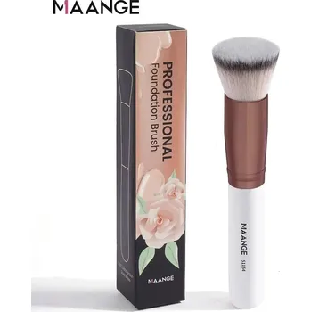 Kosmetický štětec Štětec na makeup a pudr pro konturování | kosmetické potřeby - Bílý