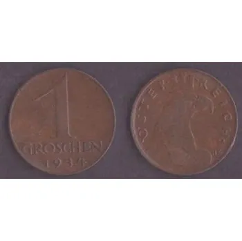 RAKOUSKO. 1 Groschen 1934.