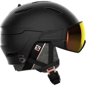 Dámská helma Salomon Mirage Photo Black/Pink Gold 415319