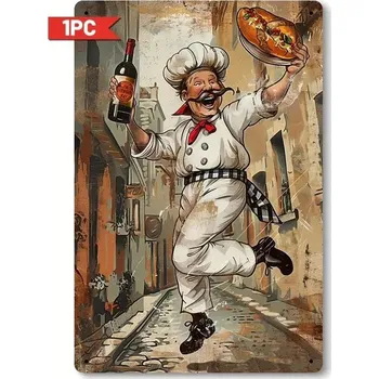 Plechová cedule BAF Kovová nástěnná cedule Ital ten zázrak zná 30 x 20 cm