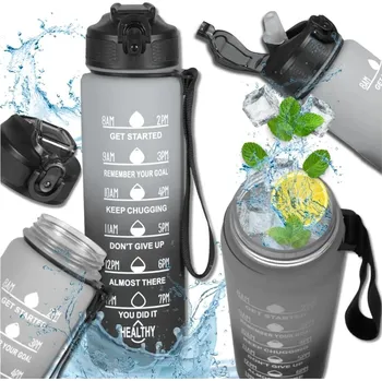 Termoska Tressari Lahev na pití Abdullahh černo-šedá 1 l