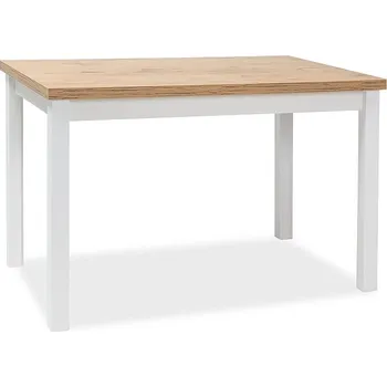 Jídelní stůl Signal Adam 100 cm Bílý/Dub Lancelot