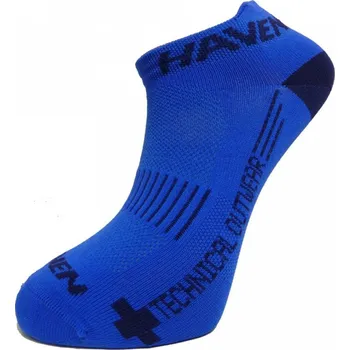 Pánské ponožky HAVEN Cyklistické ponožky kotníkové - SNAKE SILVER NEO 2PAK - modrá