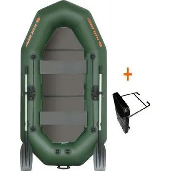 Člun Loď Kolibri K-250 TP PROFI zelená pevná podlaha + držák motoru