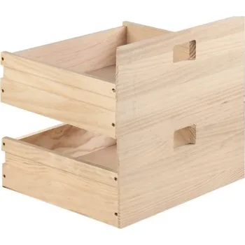 Úložný box Astigarraga Dinamic Sada zásuvek, 32,5 × 30 × 32,5 cm, borovicové dřevo, 2 ks&nbsp;DMDR20.99