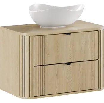 Koupelnový nábytek Comad SET-OVC B CREMONA 80CM UN CLOUD Koupelnová sestava 80 cm s deskou a umyvadlem