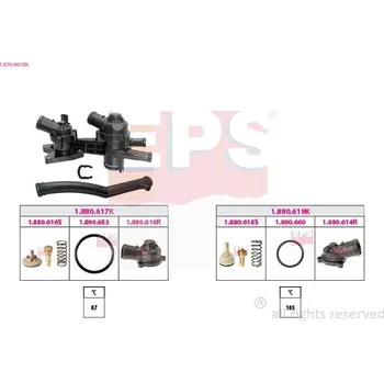 Těsnění motoru Termostat, chladivo EPS 1.879.961KK