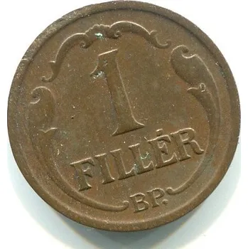 MAĎARSKO. 1 fillér 1938.