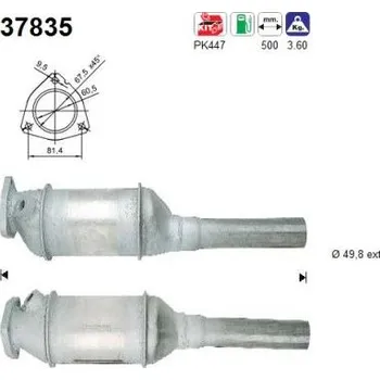 Katalyzátor Katalyzátor AS 37835