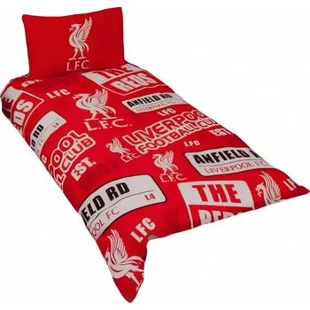 Povlečení Liverpool FC Povlečení Liverpool FC, červené, 135x200 cm, poly-bavlna