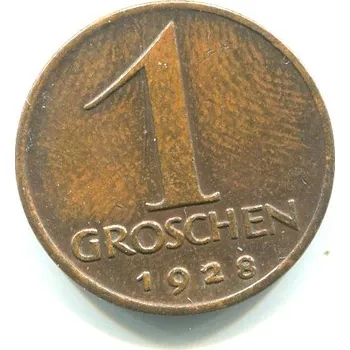 RAKOUSKO. 1 Groschen 1928.