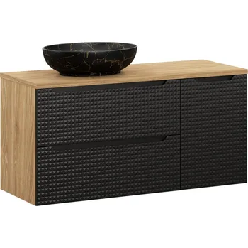 Koupelnový nábytek Comad SET-LXBL B 120CM S UN MONA Nábytková sestava 120 cm s deskou a umyvadlem Mona