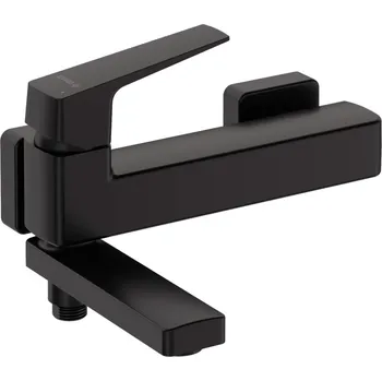 Vodovodní baterie Deante Blur vanová baterie se sklopným výtokem, černá BQL_N12M