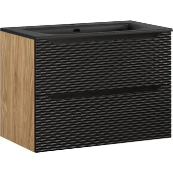 Policová skříň Comad SET-OCBL 80CM S SKY BL Nábytková sestava 80 cm s nábytkovým umyvadlem SKY