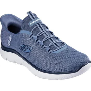 Dámská sportovní obuv Pánská rekreační obuv SKECHERS-Summits High Range Slip-Ins M slate/white Modrá 42