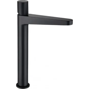 Vodovodní baterie CERANO Umyvadlová stojánková baterie Loreta vysoká černá matná CER-423574