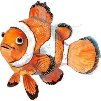 Nášivka Nažehlovačka Klaun očkatý - 6 x 6 cm