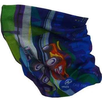 Cyklistické oblečení HAVEN Cyklistický nákrčník - CARS KIDS - vícebarevná