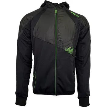 Cyklistická bunda HAVEN mikina - POLARTIS HOODIE HMS - zelená/černá S