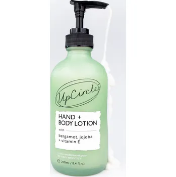 Tělové mléko UpCircle Bergamot+ Vitamin E Hydratační mléko na tělo a ruce, 250 ml