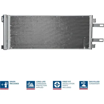 Výparník klimatizace Kondenzátor, klimatizace NISSENS 94986