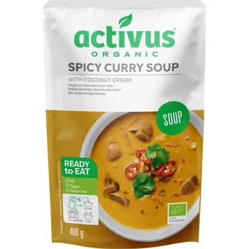 Pikantní kari polévka s kokosovým krémem a houbami shiitake BIO 400 g