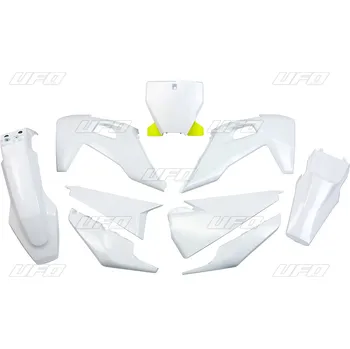 UFO kompletní sada plastů HUSQVARNA TC 125/250 19-22, FC 250/350/450 19-22 barva (bílá) (HU622E999) (UFO kompletní sada plastů HUSQVARNA TC 125/250 19-22, FC 250/350/450 19-22 barva (bílá) (HU622E999))