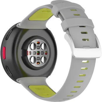 Příslušenství k chytrým hodinkám VSECHNONAMOBIL 111875 SPORTY Vyměnitelný silikonový řemínek Polar Vantage V2 šedo-zelený