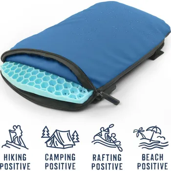 Polštář Cestovní podsedák MOSH Kamper - modrá