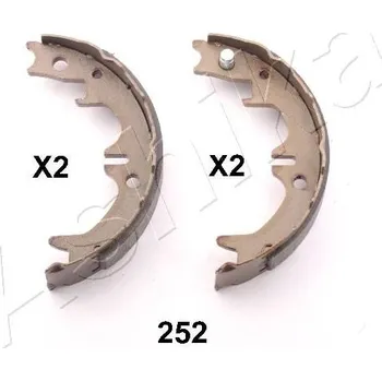 Brzdová čelist Sada brzdových čelistí ASHIKA 55-02-252