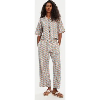 Dámské kalhoty Quiksilver Kalhoty z materiálu Honolulu EQWNP03056 Barevná Regular Fit M