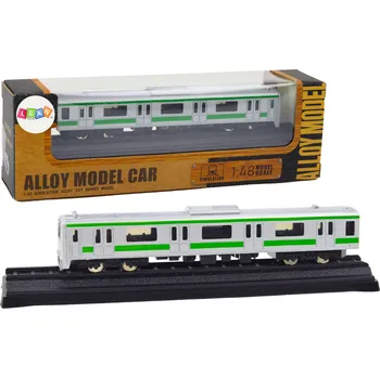 Vláček a vláčkodráha Mamido Sběratelský model vlaku 1:48 stříbrný